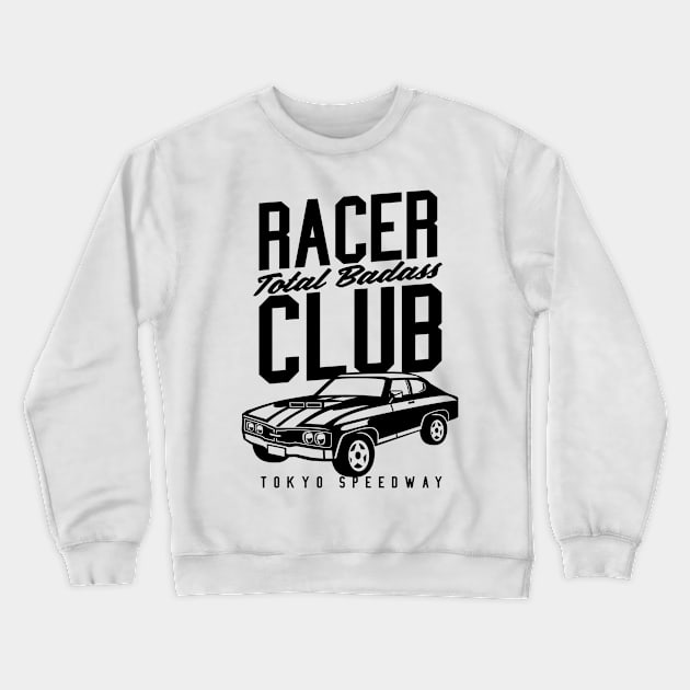 Racer Club Crewneck Sweatshirt by CRD Branding